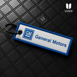 GM KEYCHAIN WITH METAL KEY RING