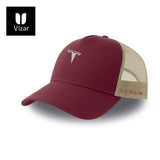 Tesla Car (Burgandy-Beige)