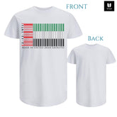 UAE (Flag QR Code 1971) Adults البالغون cotton T-Shirt