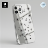 iPhone Mirror Cover Flowers logo (back)