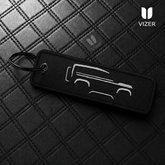 DEFENDER KEYCHAIN WITH METAL KEY RING