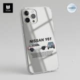 iPhone Mirror Cover NISSAN Y61 logo (back)