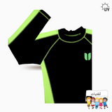 Girl Full Coverage Swimsuit (burkini) _Black