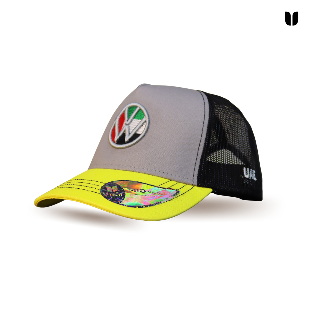 Volks Cap
yellow Gray-Black
