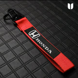 HONDA KEYCHAIN WITH METAL KEY RING