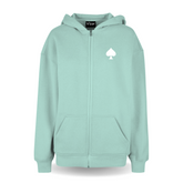 Spades Hoodie Jacket _ Acqua Green
