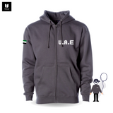 UAE Hoodie Kids Jacket _ Dark Gray
