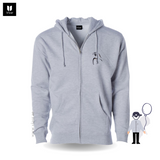 Falcon Hoodie Kids Jacket _ Heather grey