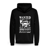 Luffy Wanted Hoodie Jacket 1-pc Only (Kids 10-Years Black)