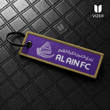 ALAIN PURPULE KEYCHAIN WITH METAL KEY RING