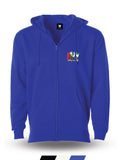 UAE ( ٱلشَّيْخ زَايِد و ٱلشَّيْخ راشد ) Hoodie Jacket 1-pc Only (Adults 3XL- Royal Blue)