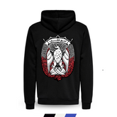 Abu Dhabi Logo Calligraphy Hoodie Jacket 1-pc Only (Adults XL Black)