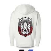 Abu Dhabi Logo Calligraphy Hoodie Jacket 1-pc Only (Kids 14-Years White)