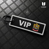VIP KEYCHAIN WITH METAL KEY RING