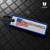 GM KEYCHAIN WITH METAL KEY RING