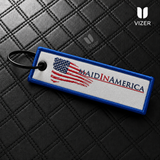 GM KEYCHAIN WITH METAL KEY RING