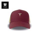 Tesla Car (Burgandy-Beige)