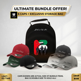 Abu Dhabi Set of 6 Caps+ Cap Bag