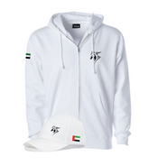 Horse Hoodie Jacket + Cap _ White