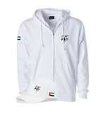 Horse Hoodie Jacket + Cap _ White