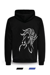 Horse Hoodie Jacket 1-pc Only (Kids 16-Years Black)