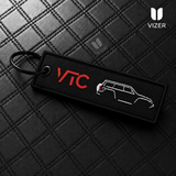 VTC PATOL 4800 BLACK KEYCHAIN WITH METAL KEY RING