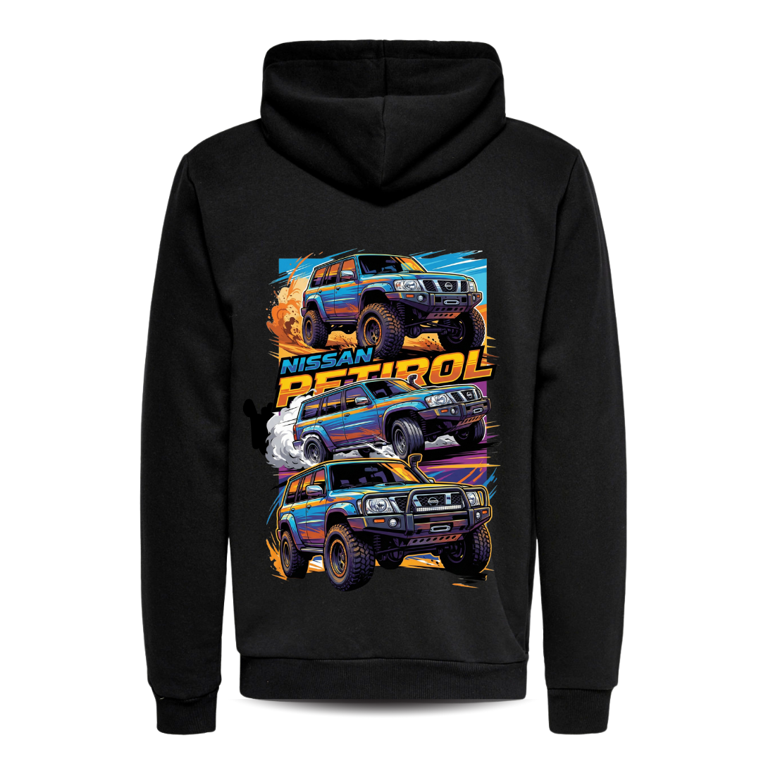 Racing (NISSAN PATROL) Hoodie 1-pc Only (Kids 12-Years Black)