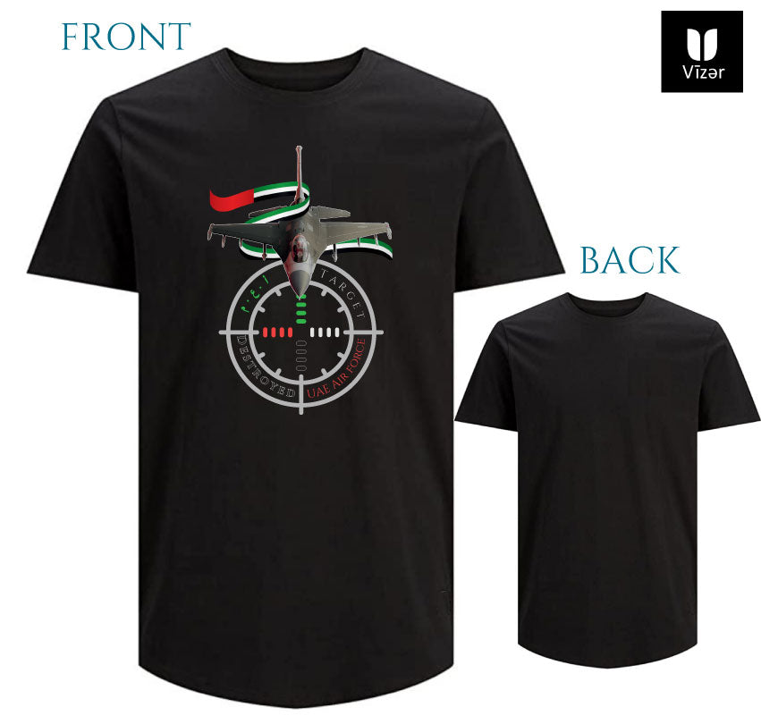 UAE Air Force-Target Destroyed ( تم تدمير الهدف ) Cotton T-Shirt