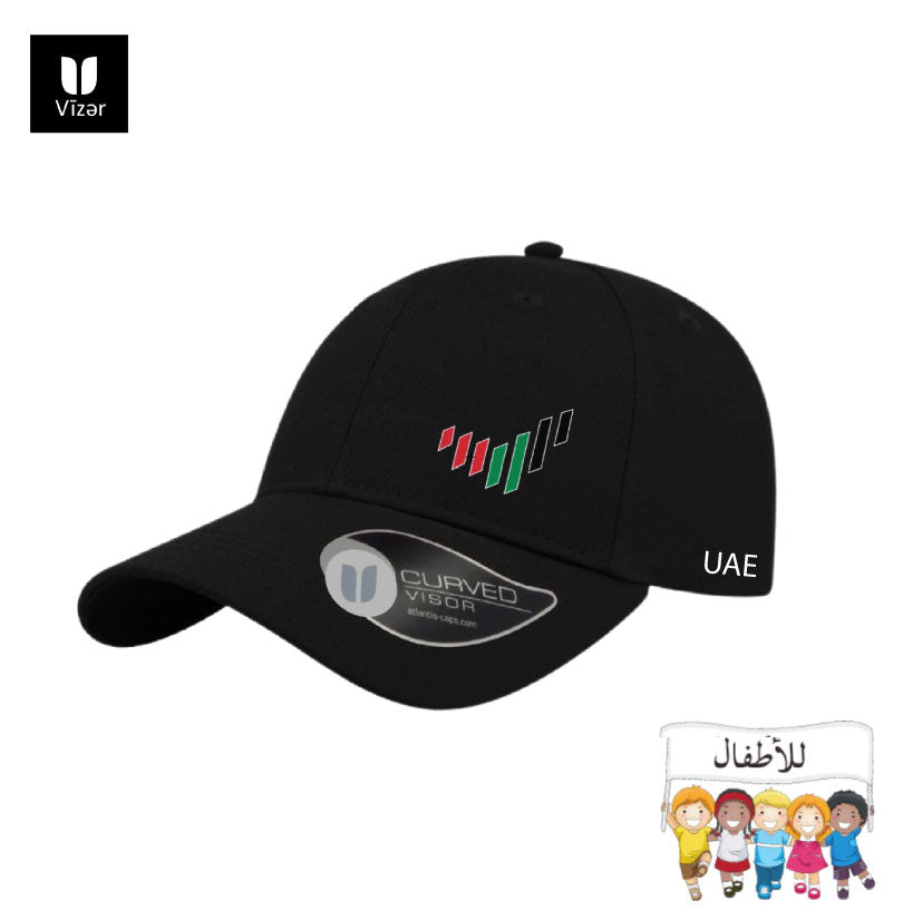 UAE Flag Cap Black _ Kids