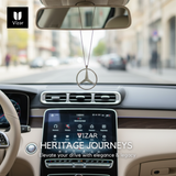 Mercedes Logo- Stainless Steel Car Hanging