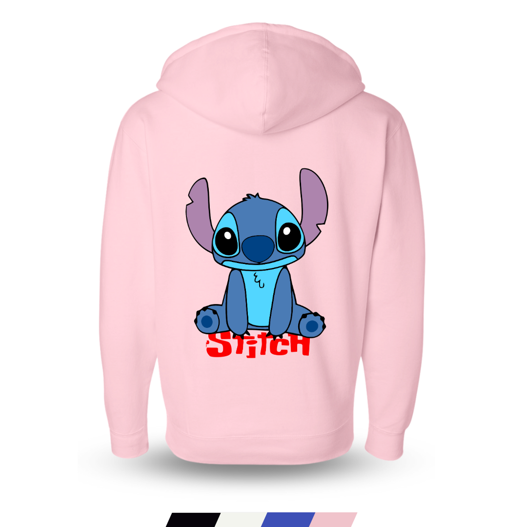 Stitch Hoodie Jacket 1-pc Only (Adults 3XL-Peach)