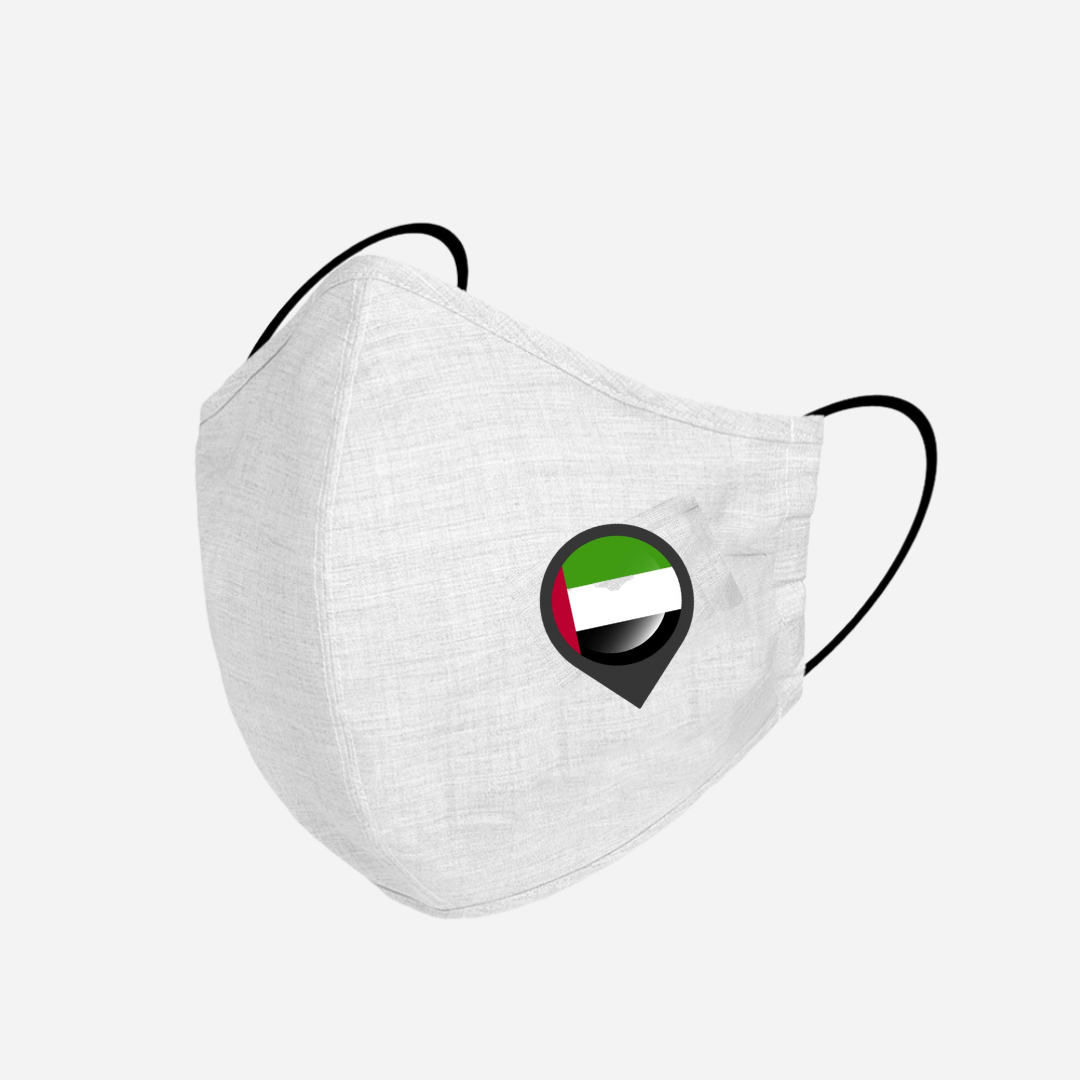 UAE PIN White MASK