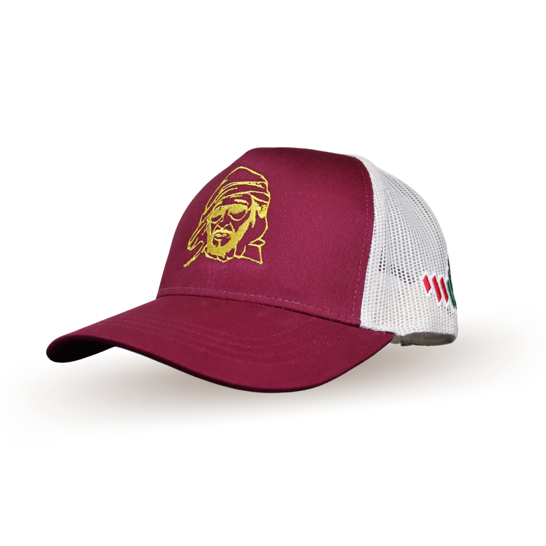 Sheikh Zayed cap_BURGUNDY-STONE