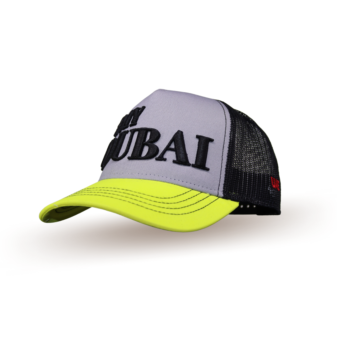 #MYDUBAI Cap _GRAY & YELLOW & BLACK