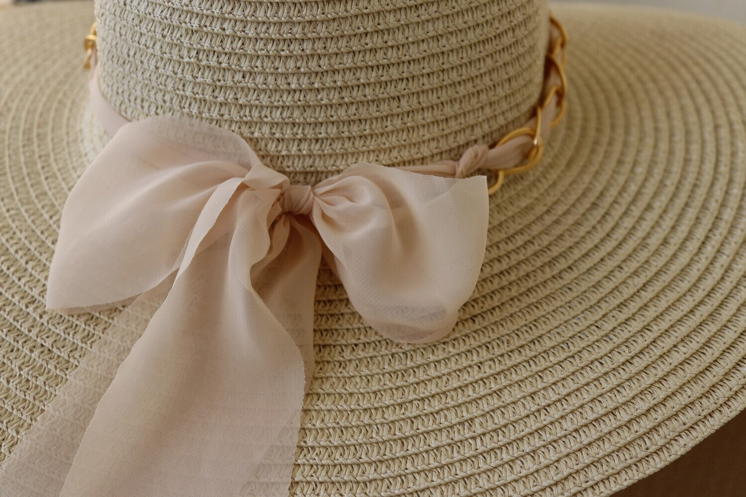 Ribbon Girl Hat_Beige