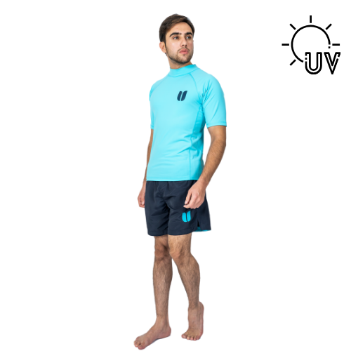 Men Rash Vest _Sky Blue