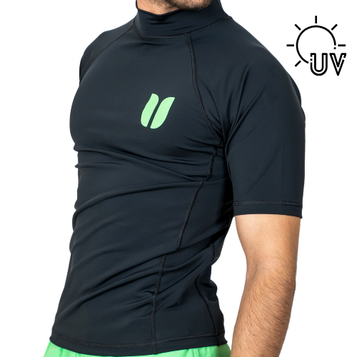 Men Rash Vest _Black