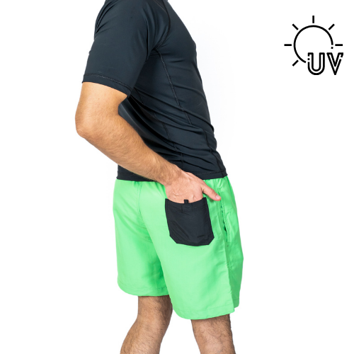 Men Swimming Short_Neon Green