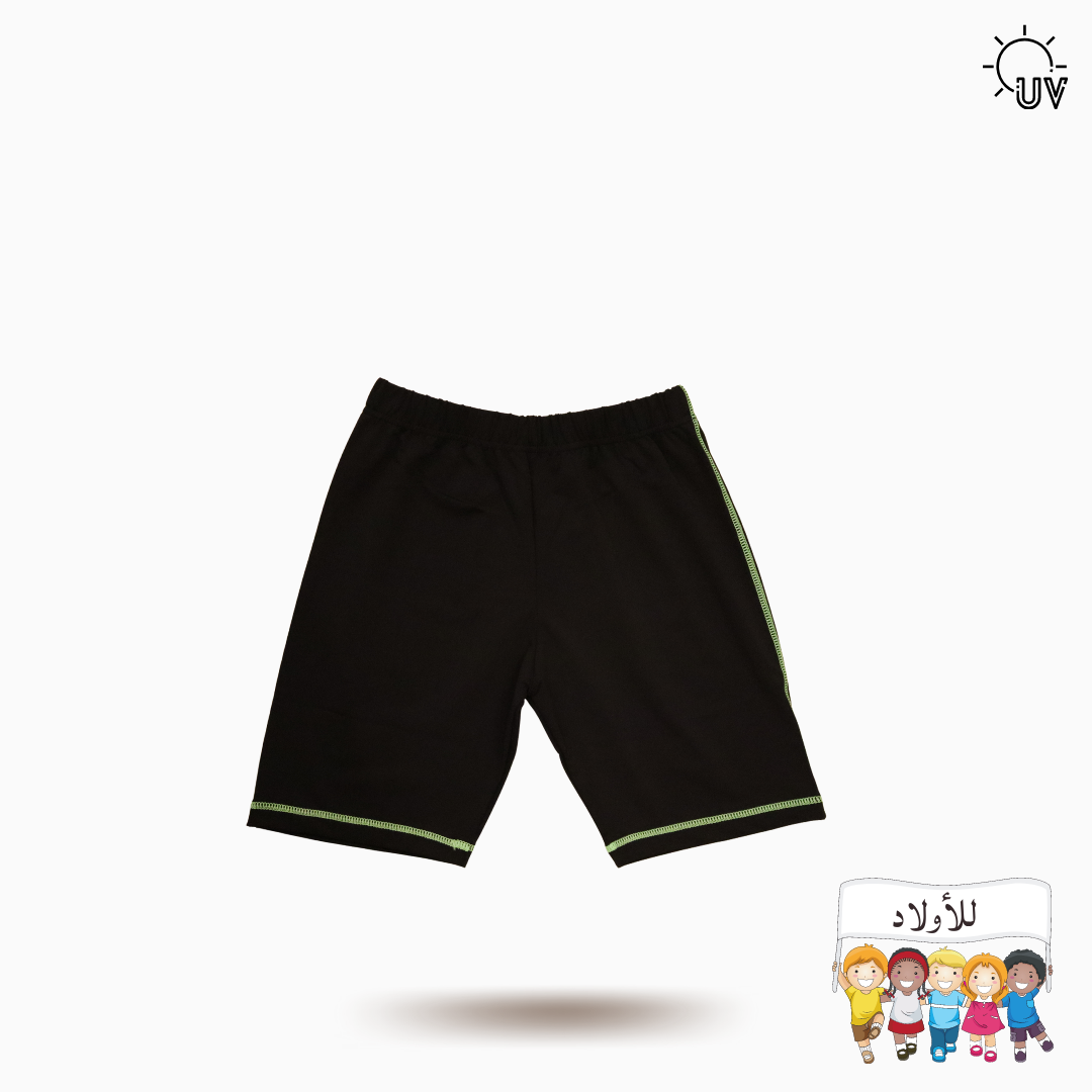 Boy Rash Vest And Shorts Set _Black