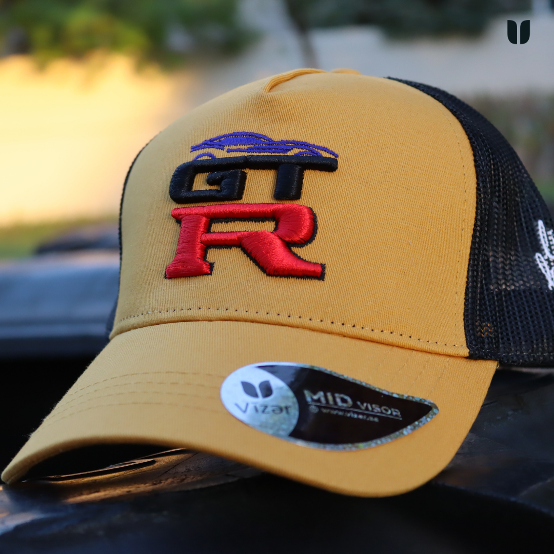 GT R Cap MUSTARD-BLACK