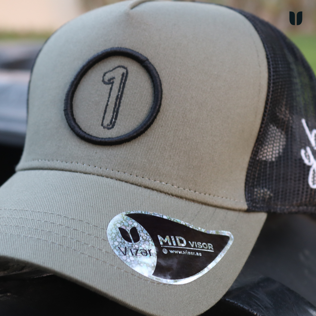 Number ONE Cap
OLIVE-BLACK