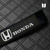 HONDA BLACK KEYCHAIN WITH METAL KEY RING