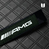 AMG BLACK KEYCHAIN WITH METAL KEY RING