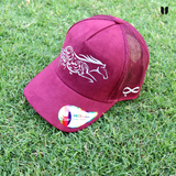 Horse Cap_ Velvet Burgundy