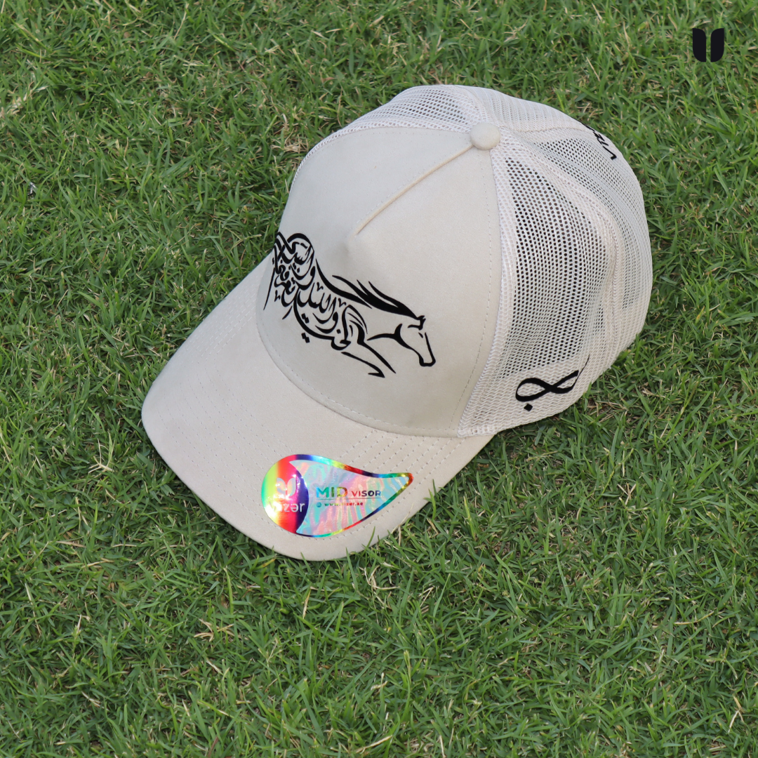 Horse Cap_ Velvet Beige