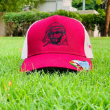 Sheikh Zayed cap_BURGUNDY-STONE