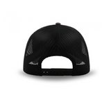 Geometric falcon cap _ Drak Gray & Black