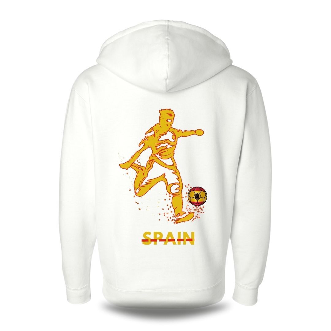 Spain Hoodie Jacket _ White