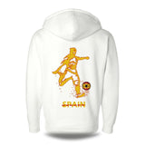 Spain Hoodie Jacket _ White