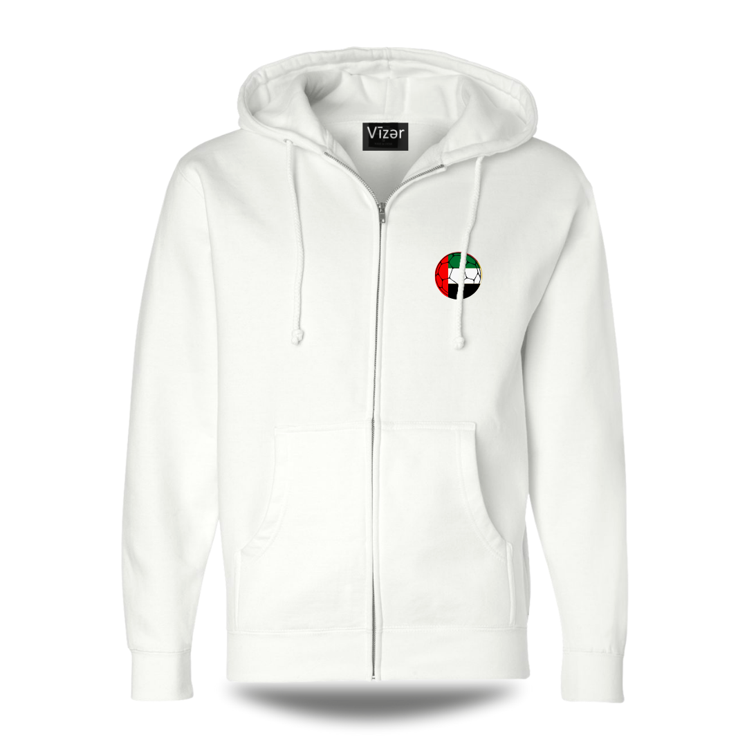 UAE Hoodie Jacket _ White